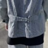 【Men's】*A VONTADE | アボンタージ　Stand Collar Short Coverall - NATURAL / INDIGO - 画像 (8)