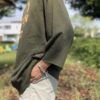 【Unisex】SCREEN STARS | スクリーンスターズ　Sunburned Sweat Tee - OLIVE - 画像 (6)
