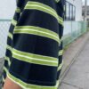 【Unisex】WALLA WALLA SPORT | ワラワラスポーツ　S/S Stripe Tee - BLACK / GREEN - 画像 (6)