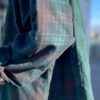 【Unisex】Rebuild by Needles | リビルドバイニードルズ　Flannel Shirt  7Cut Wide Sht / Over Dye - GREEN Ⅱ - 画像 (8)
