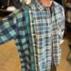 【Unisex】Rebuild by Needles | リビルドバイニードルズ　Flannel Shirt 7Cut Wide Sht - D - 画像 (3)