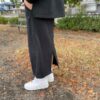 【Ladies】THOUSAND MILE | サウザンドマイル　Slit Skirt Set Up - BLACK - 画像 (11)