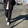 【Men's】Needles  | ニードルズ　Warm Up Pant [Poly Ripstop] - BLACK - 画像 (10)