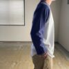 WALLA WALLA SPORT | ワラワラスポーツ　3/4 Baseball Tee 2 Tone - WHITE / NAVY - 画像 (6)