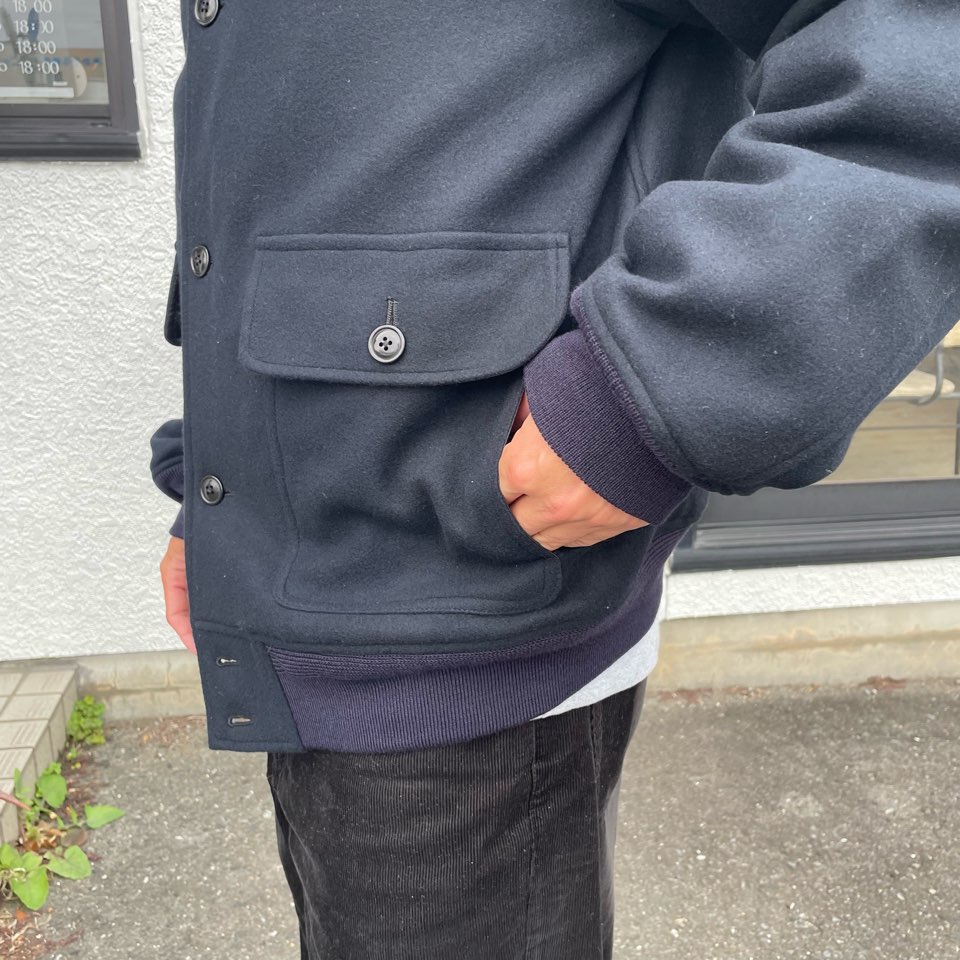 【Men's】*A VONTADE | アボンタージ Melton Driving Jacket - DARK NAVY - 画像 (4)
