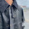 【Men's】yoused | ユーズド　Leather Driver's Jacket - BLACK - 画像 (6)