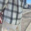 【Men's】BIG MIKE | ビッグマイク　Light Flannel Shirts - WHITE × OLIVE [Ombre Check Shirts] - 画像 (8)