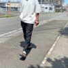 【Unisex】armi | アーミィ　『残布』Zan;p T Oversize - WHITE - 画像 (2)