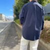 【Men's】*A VONTADE | アボンタージ　Gardener Apron Shirts L/S - DK.NAVY - 画像 (7)