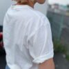 【Ladies】free rage | フリーレイジ　Rycycle Cotton Tee "MORNING OCEAN" - WHITE - 画像 (4)