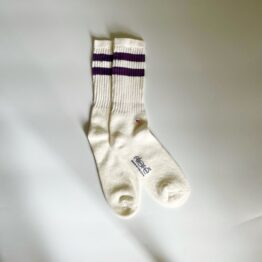 Alore | アローレ　Line Socks - PURPLE