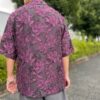 【Unisex】NEEDLES | ニードルズ　Cabana Shirt 《Flower Cut Jq.》ｰ CHARCOAL [PU224] - 画像 (7)