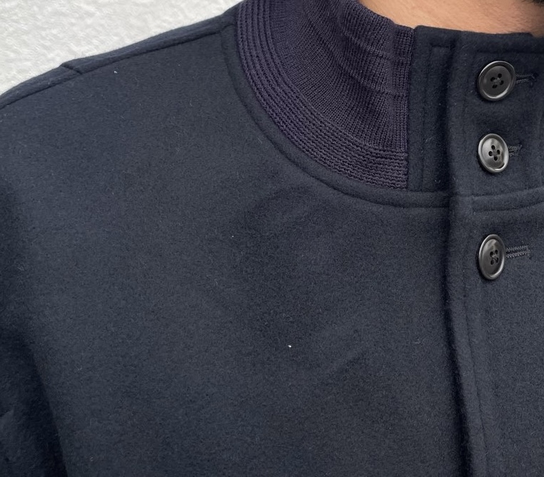 【Men's】*A VONTADE | アボンタージ Melton Driving Jacket - DARK NAVY - 画像 (3)