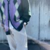 NEEDLES | ニードルズ　Mohair Cardigan - DIAMOND [JQ272] - 画像 (2)