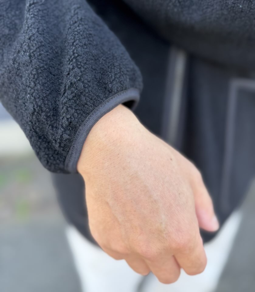 【Men's】*A VONTADE | アボンタージ Wool Pile Zip Cardigan - BLACK - 画像 (6)