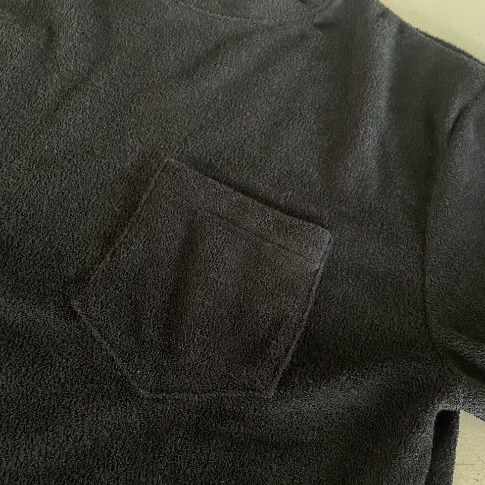 【Men's】melple | メイプル 3.6Pile Tee - BLACK - 画像 (8)