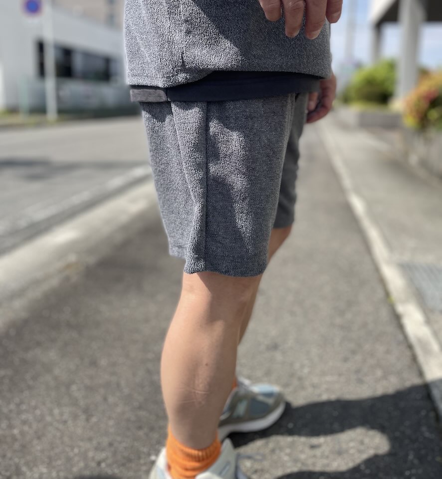 【Men's】melple | メイプル 3.6Pile Shorts - CHARCOAL - 画像 (6)