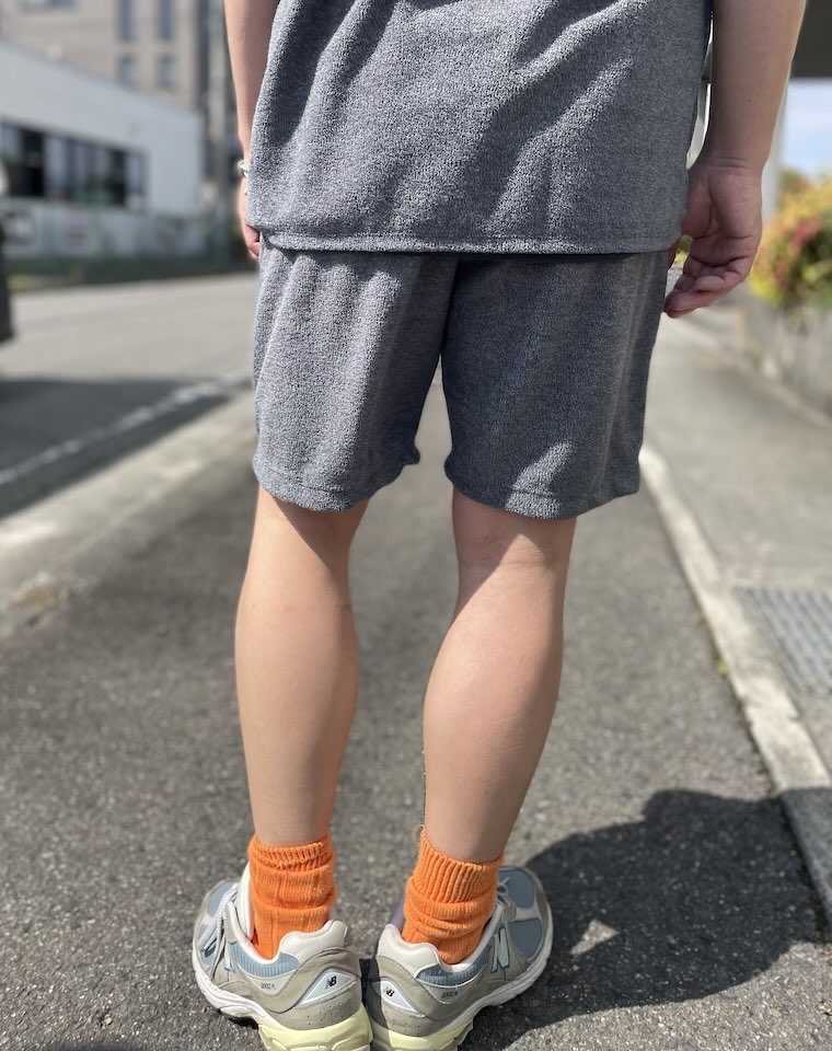 【Men's】melple | メイプル 3.6Pile Shorts - CHARCOAL - 画像 (5)