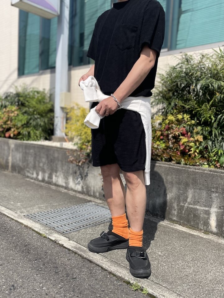 【Men's】melple | メイプル 3.6Pile Tee - BLACK - 画像 (7)
