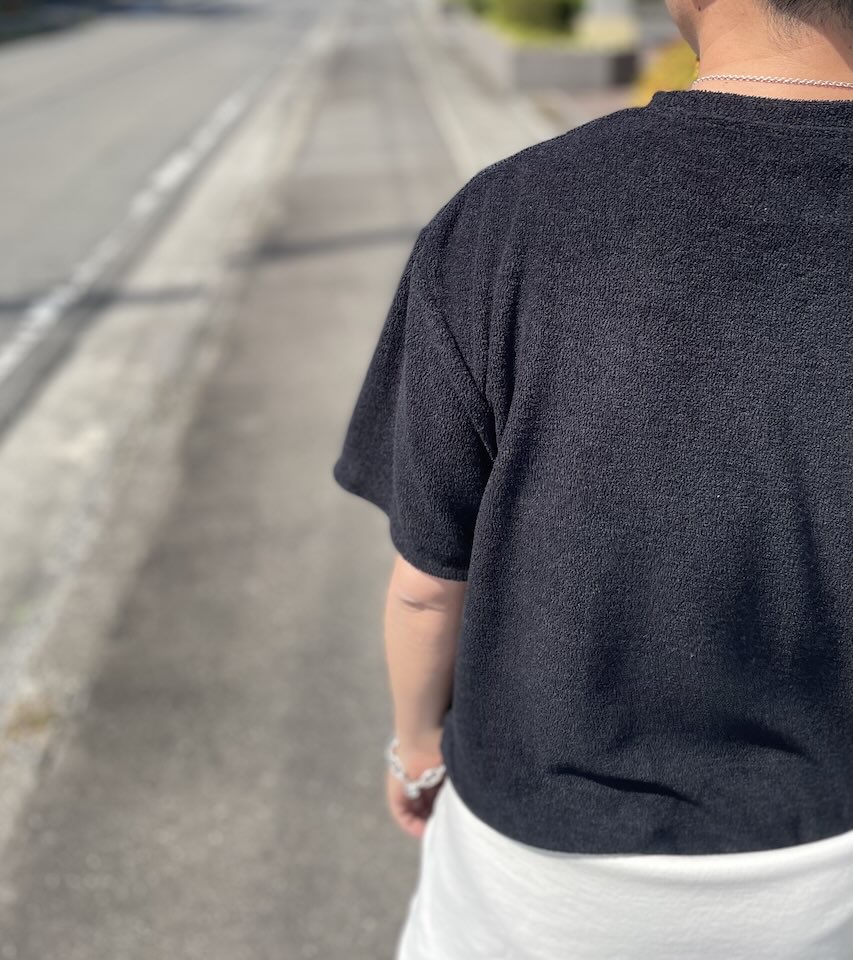 【Men's】melple | メイプル 3.6Pile Tee - BLACK - 画像 (6)