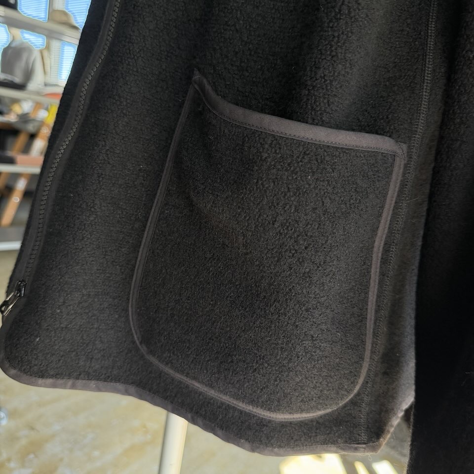 【Men's】*A VONTADE | アボンタージ Wool Pile Zip Cardigan - BLACK - 画像 (10)