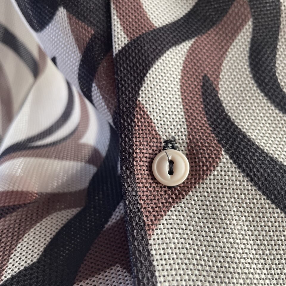 【Men's】BIG MIKE | ビッグマイク Mesh Tribal Camo Open Slit S/S Shirts - NATURAL - 画像 (10)