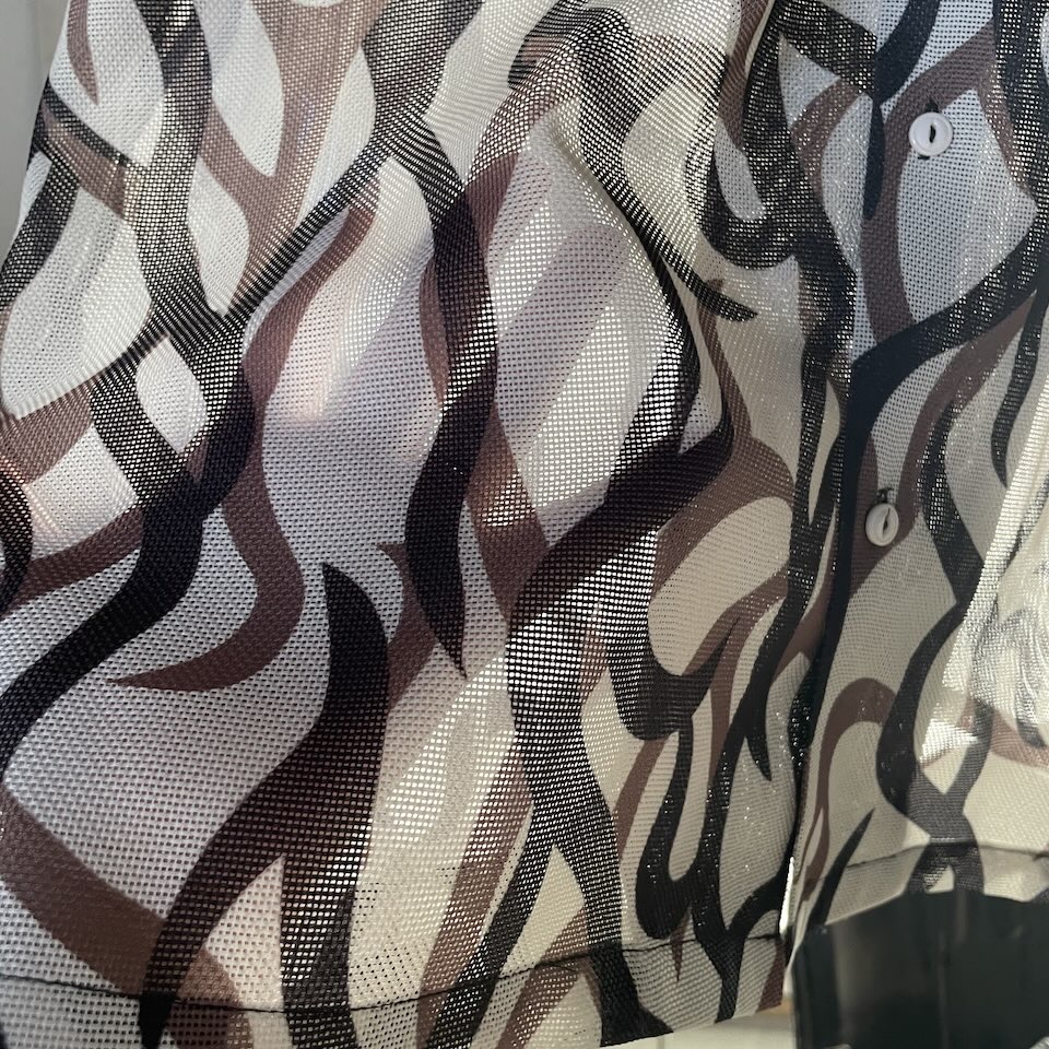 【Men's】BIG MIKE | ビッグマイク Mesh Tribal Camo Open Slit S/S Shirts - NATURAL - 画像 (13)
