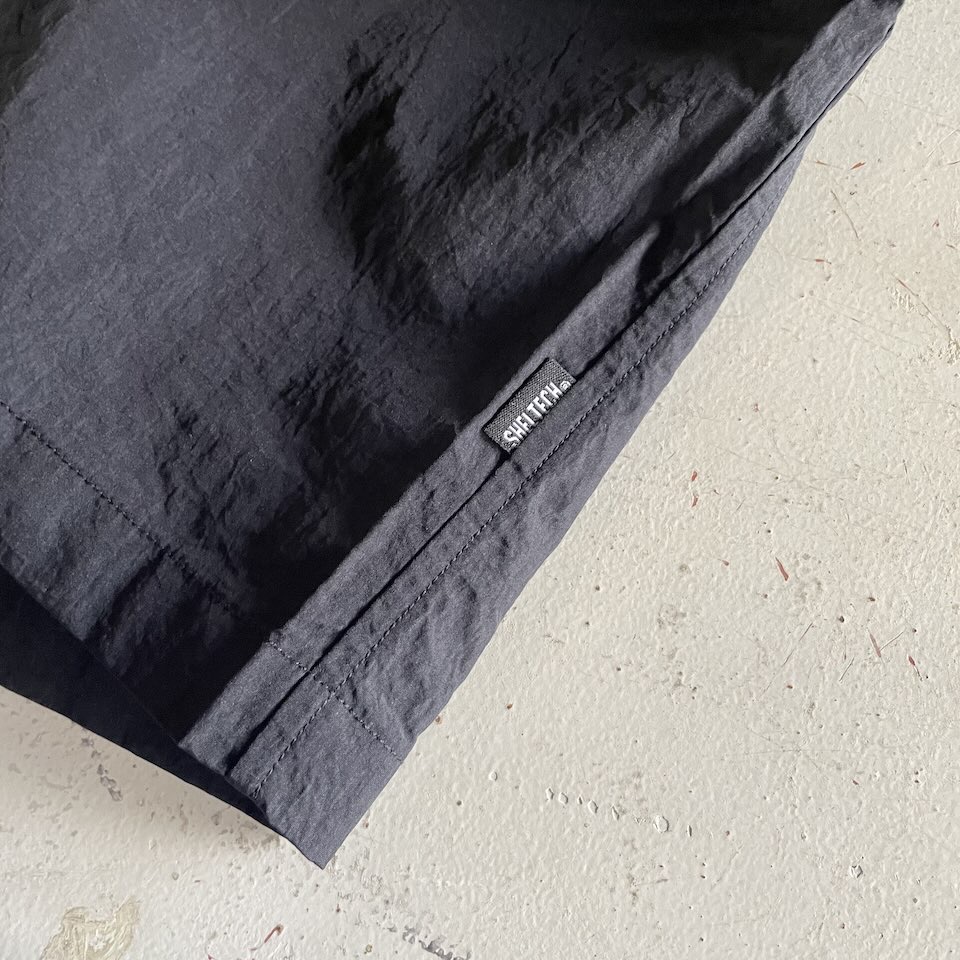 【Men's】Less by SHELTECH | シェルテック Open Collar Shirt - BLACK - 画像 (10)