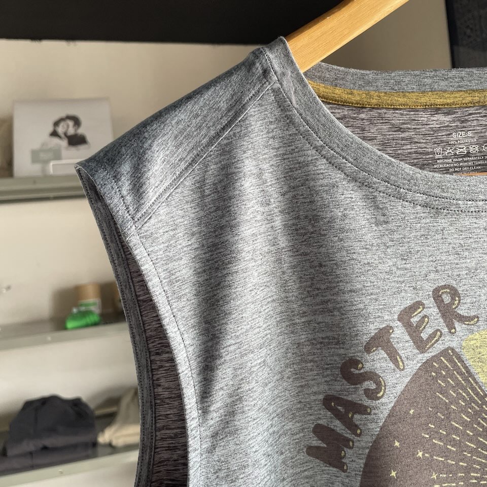 【Men's】STAMP RUN&CO | スタンプ ランアンドコー STAMP Daily Tank "THE MASTER OF THE TRAIL" - 杢GREY - 画像 (8)