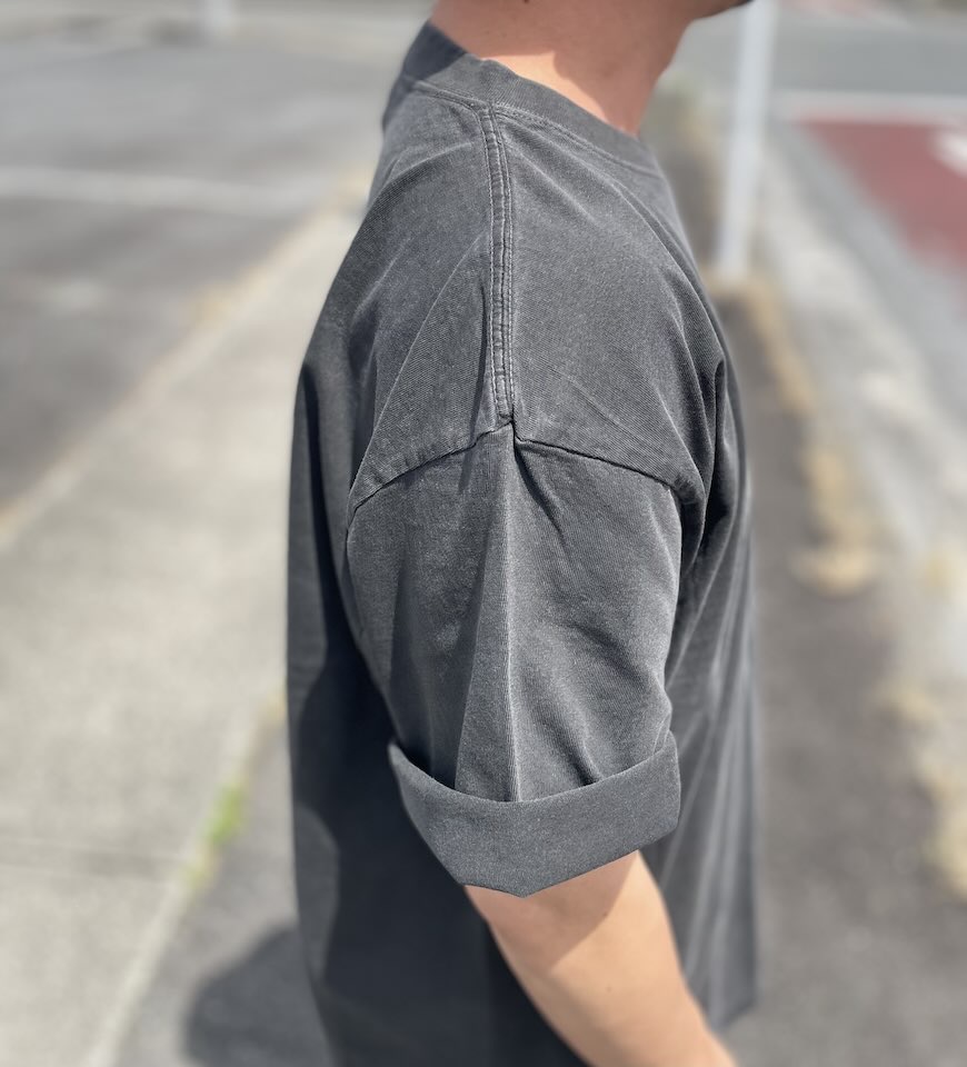 【Men's】BIG MIKE | ビッグマイク Pigment Sunglasses Pocket S/S Tee - BLACK - 画像 (5)
