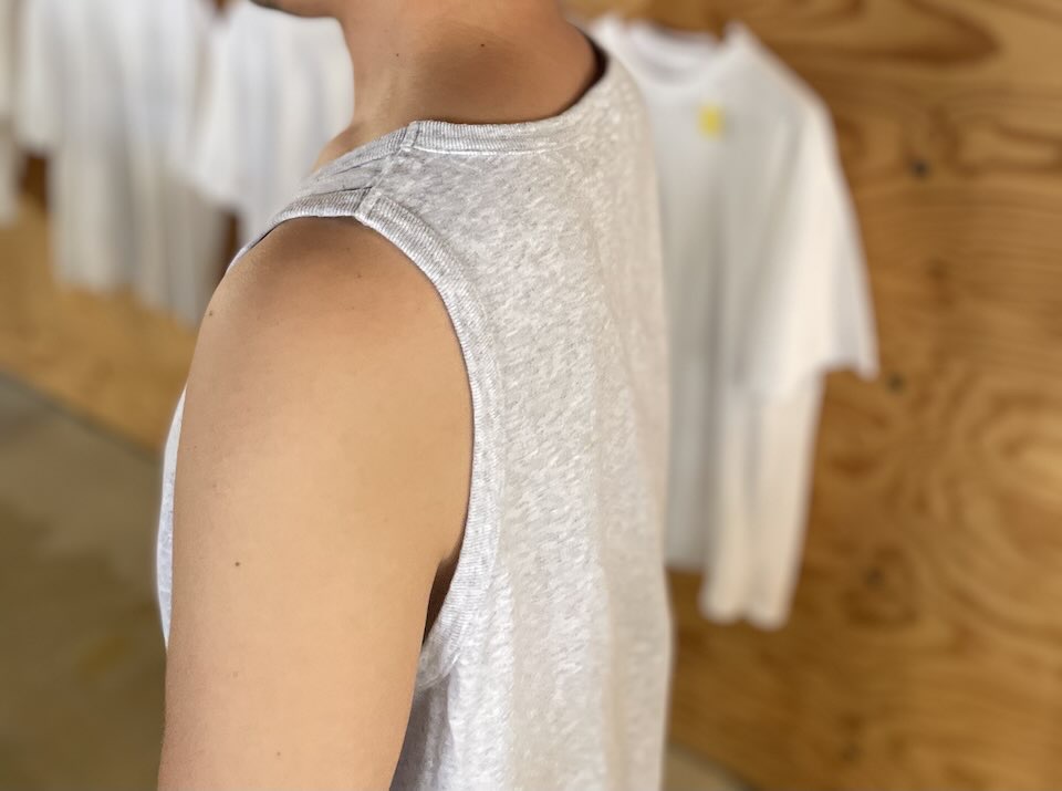 【Men's】WALLA WALLA SPORT | ワラワラスポーツ Solid Tank Top - ASH GREY - 画像 (6)