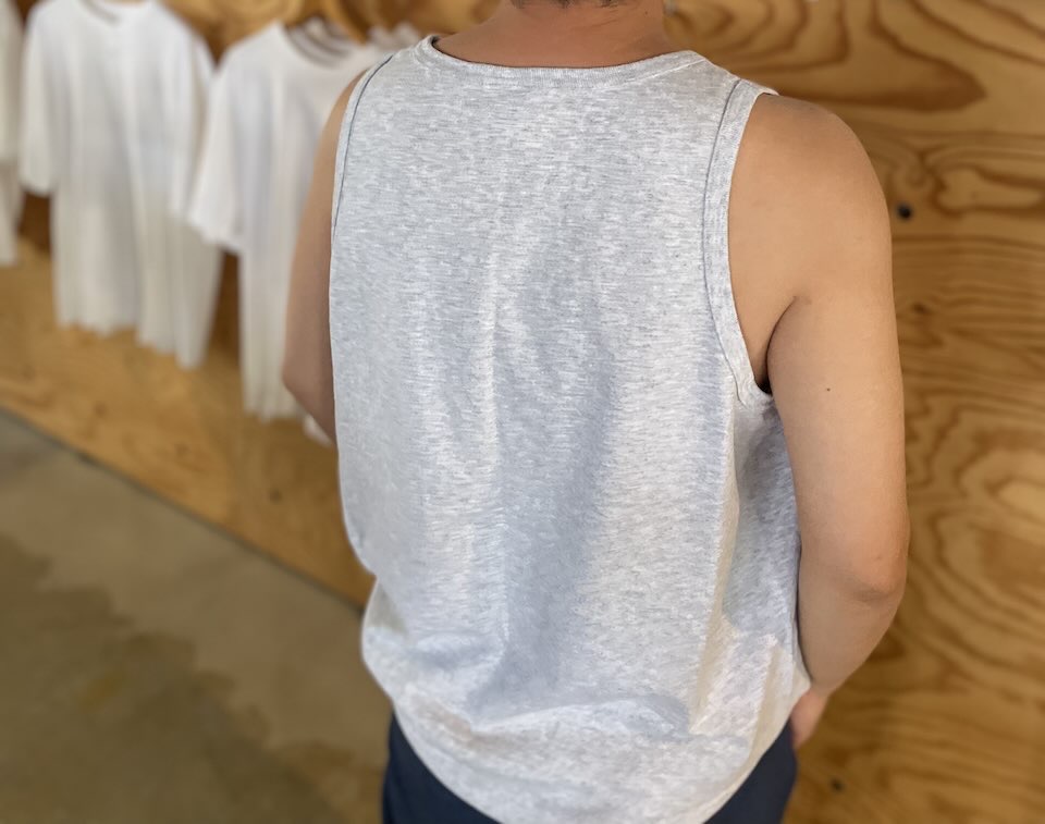 【Men's】WALLA WALLA SPORT | ワラワラスポーツ Solid Tank Top - ASH GREY - 画像 (5)