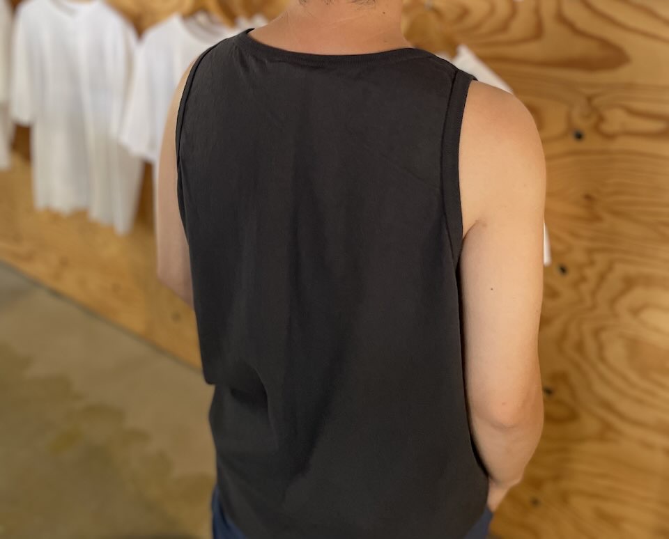 【Men's】WALLA WALLA SPORT | ワラワラスポーツ Solid Tank Tank - USED BLACK - 画像 (5)