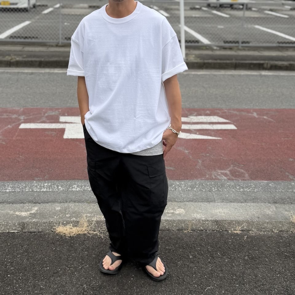 【Unisex】armi | アーミィ 『残布』Zan;p T Oversize - WHITE - 画像 (9)