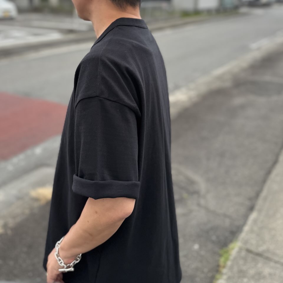 【Unisex】armi | アーミィ 『残布』Zan;p T Oversize - BLACK - 画像 (5)