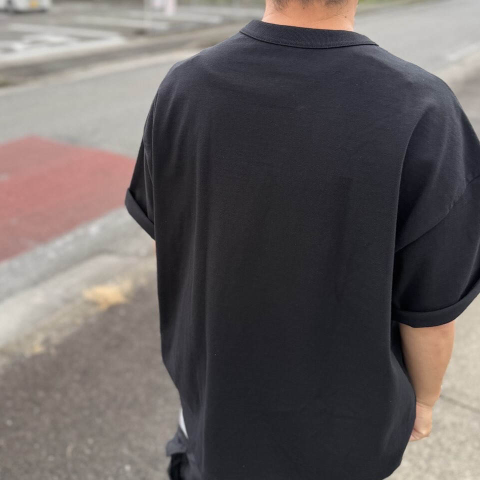 【Unisex】armi | アーミィ 『残布』Zan;p T Oversize - BLACK - 画像 (6)