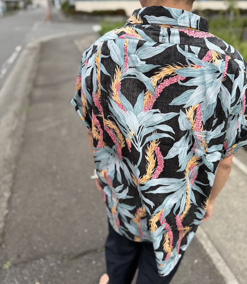 【Men's】melple | メイプル Kaimana S/S Shirts - BLACK - 画像 (6)