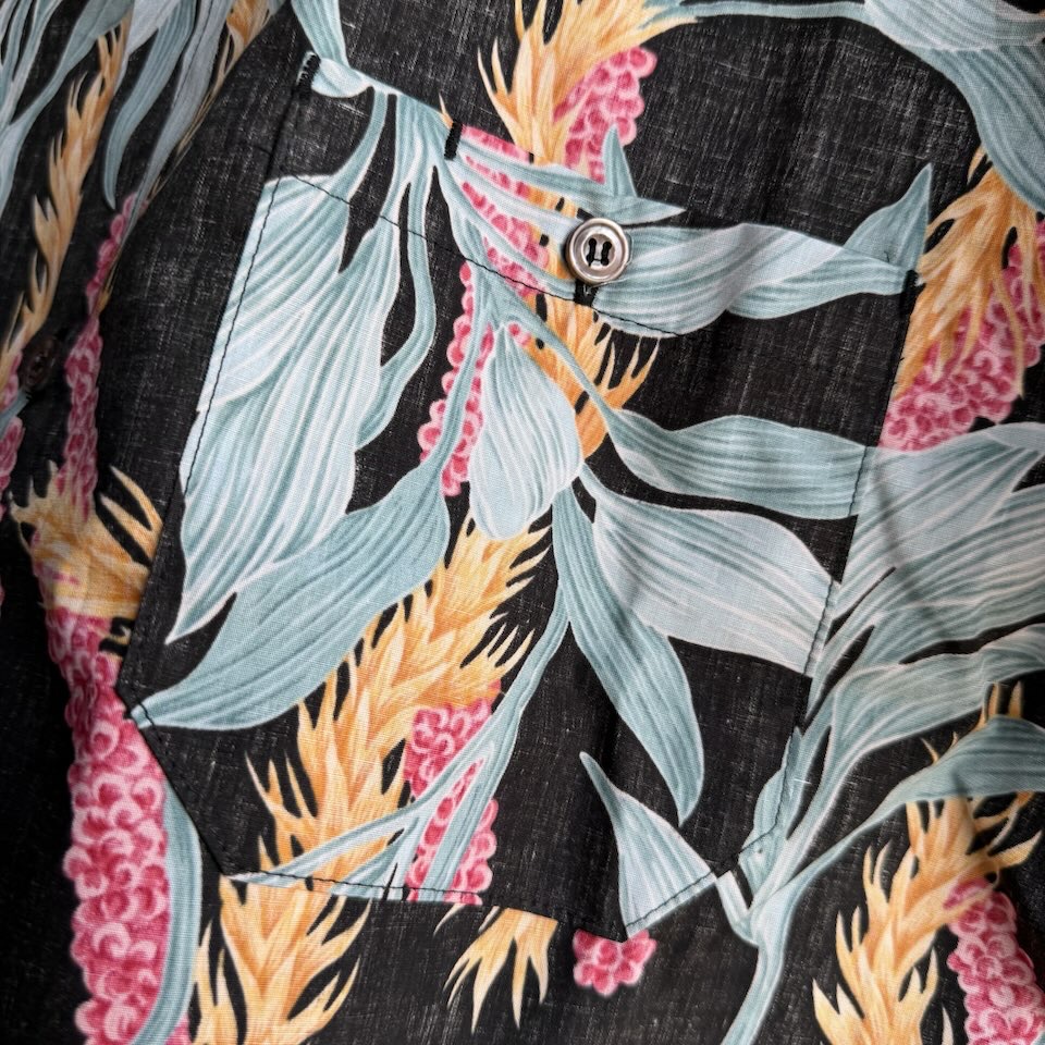【Men's】melple | メイプル Kaimana S/S Shirts - BLACK - 画像 (12)