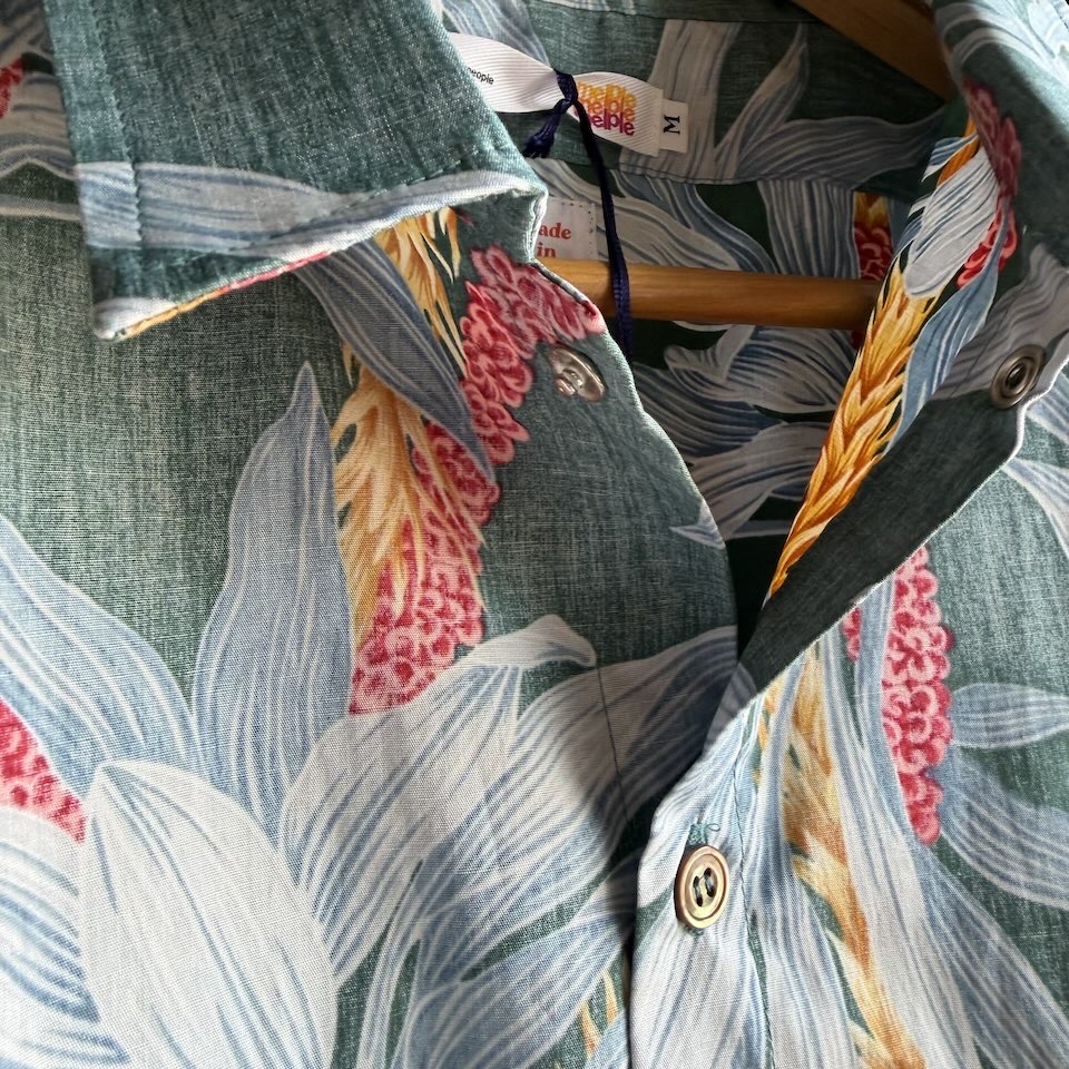 【Men's】melple | メイプル Kaimana S/S Shirts - GREEN - 画像 (9)