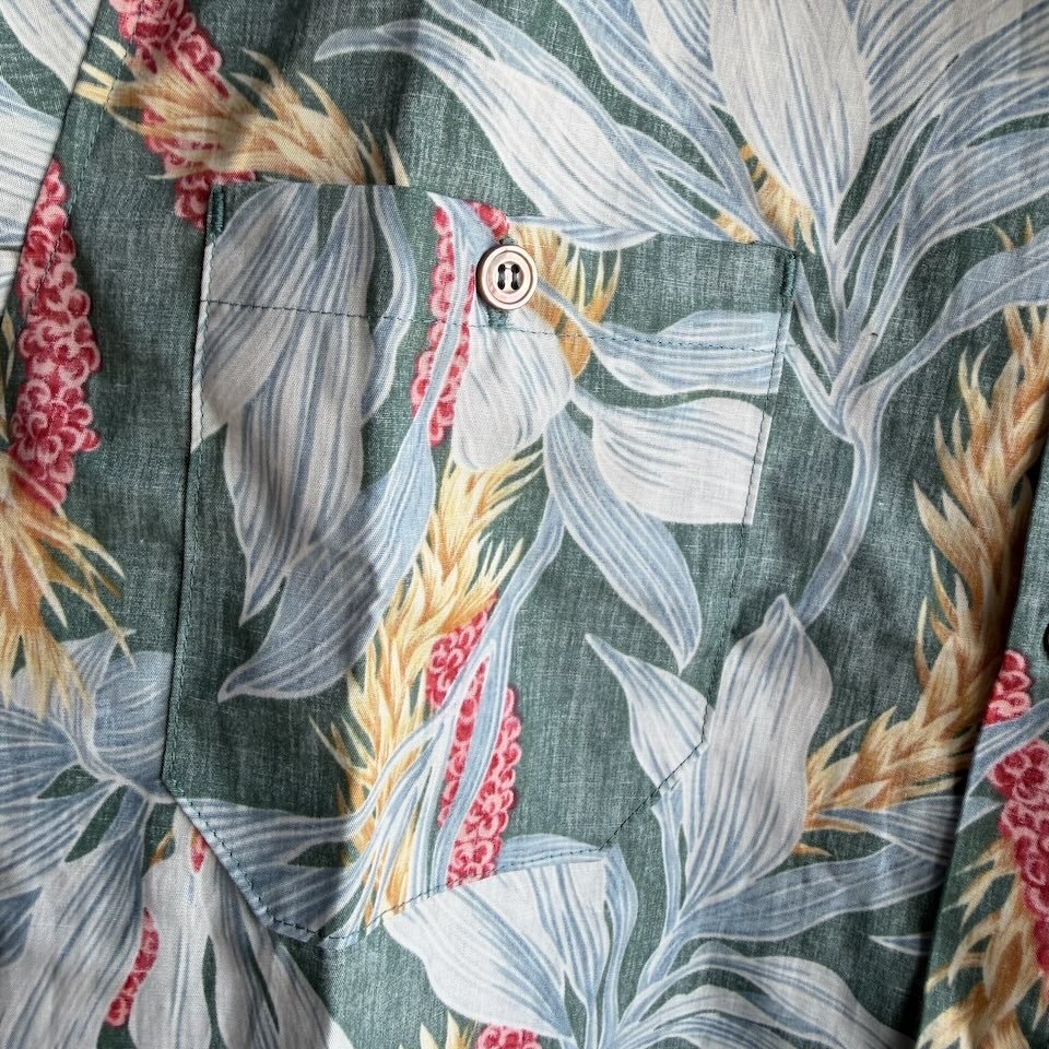 【Men's】melple | メイプル Kaimana S/S Shirts - GREEN - 画像 (11)