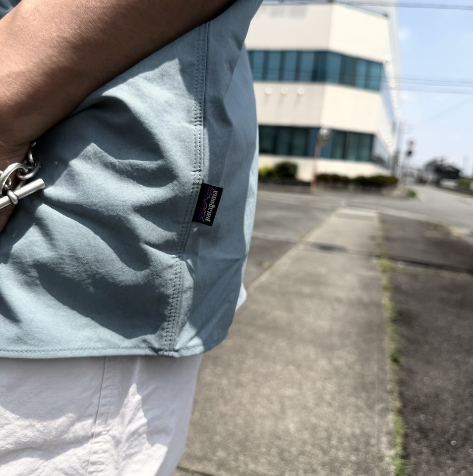 【Men's】patagonia | パタゴニア Men's S/S Self Guided Sun Shirt - BLUE SAGE - 画像 (7)