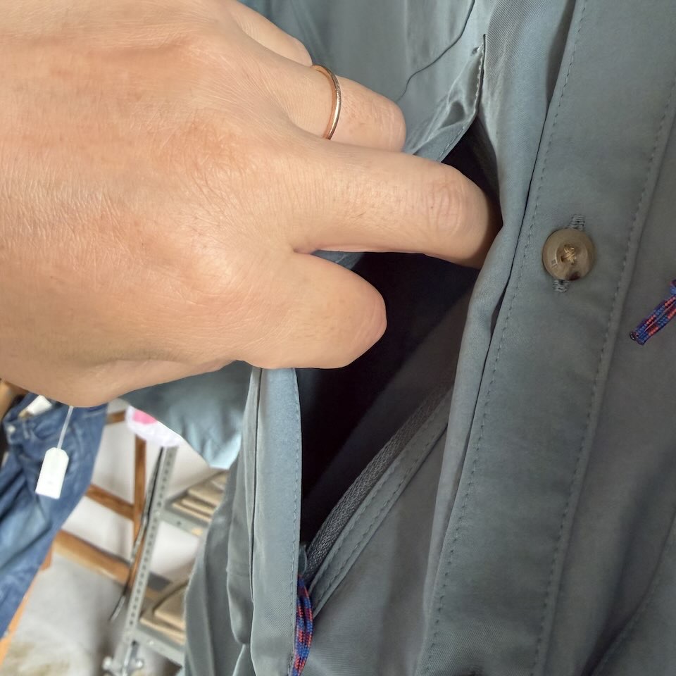 【Men's】patagonia | パタゴニア Men's S/S Self Guided Sun Shirt - BLUE SAGE - 画像 (11)