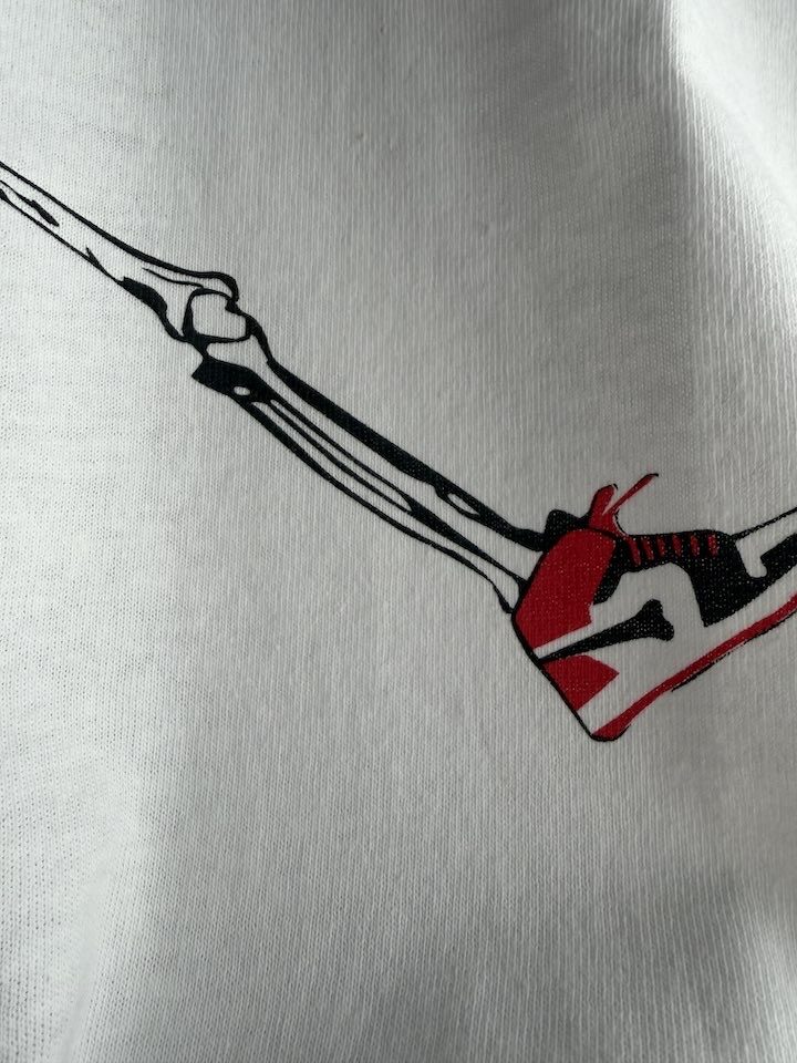 【Unisex】THRIFTY LOOK | スリフティールック Jump Skull Crew S/S Tee - WHITE - 画像 (5)