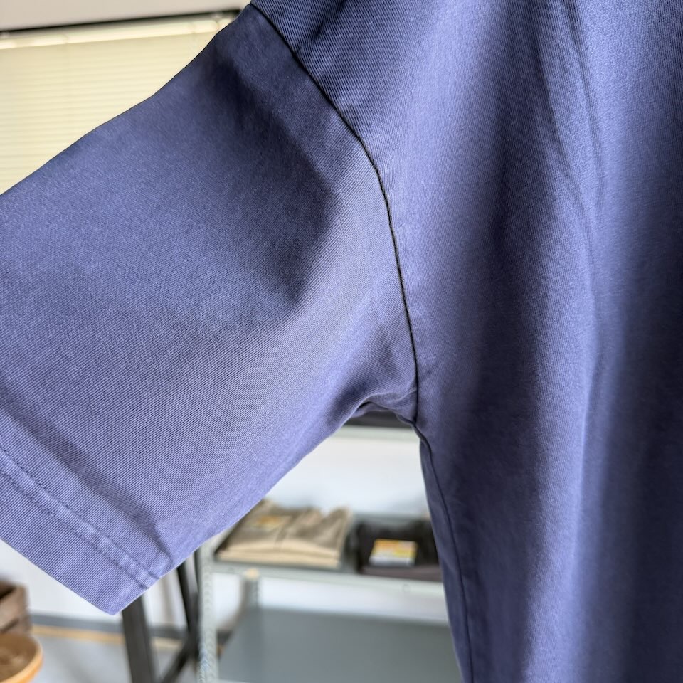 【Men's】Less by SHELTECH | シェルテック Wide Tee - PIGMENT NAVY - 画像 (5)