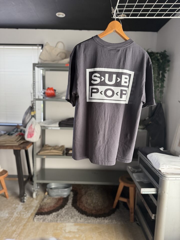 【Men's】WALLA WALLA SPORT | ワラワラスポーツ SUB POP Printable Tube Tee "NO COMMENT. " - USED BLACK - 画像 (12)