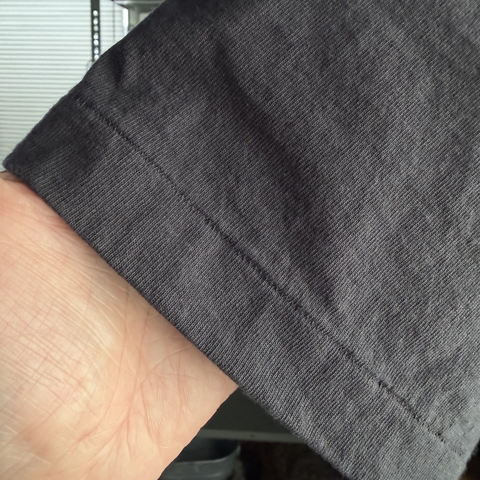 【Men's】WALLA WALLA SPORT | ワラワラスポーツ SUB POP Printable Tube Tee "NO COMMENT. " - USED BLACK - 画像 (11)