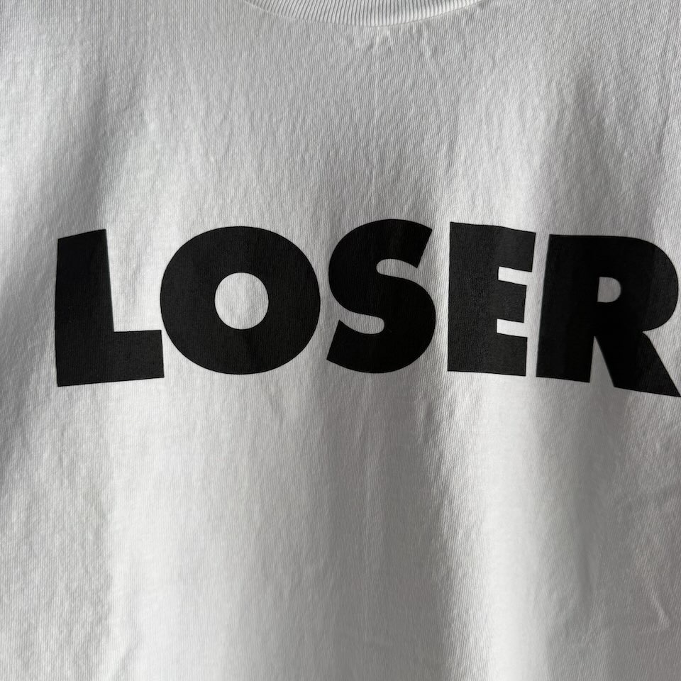 【Men's】WALLA WALLA SPORT | ワラワラスポーツ SUB POP Printable Tube Tee "LOSER " - WHITE - 画像 (8)