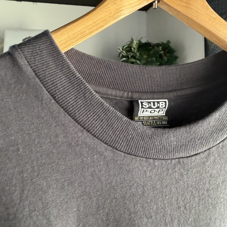 【Men's】WALLA WALLA SPORT | ワラワラスポーツ SUB POP Printable Tube Tee "LOSER " - USED BLACK - 画像 (8)