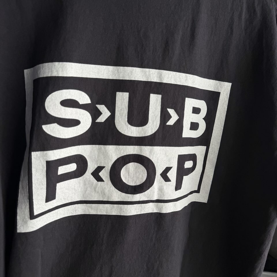 【Men's】WALLA WALLA SPORT | ワラワラスポーツ SUB POP Printable Tube Tee "LOSER " - USED BLACK - 画像 (12)