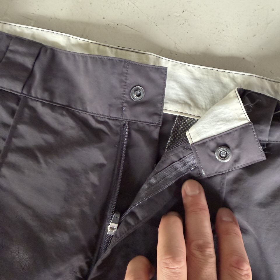 【Men's】BURLAP OUTFITTER | バーラップアウトフィッター Pleated Work Pant - RAVEN - 画像 (9)